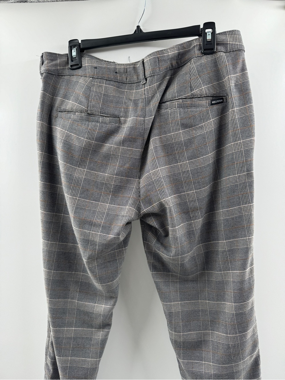 Hollister Epic Flex Skinny Chino Pants Men’s 32x32 Gray Plaid - Picture 6 of 8